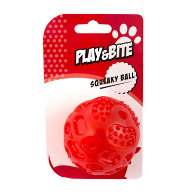 Foto de pelota roja de plastico para jugar